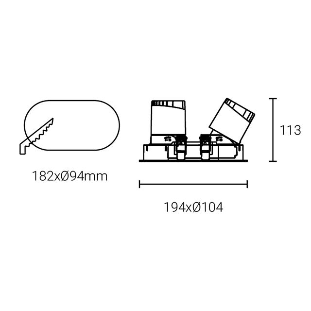 Led Down Light #XQ-100302E