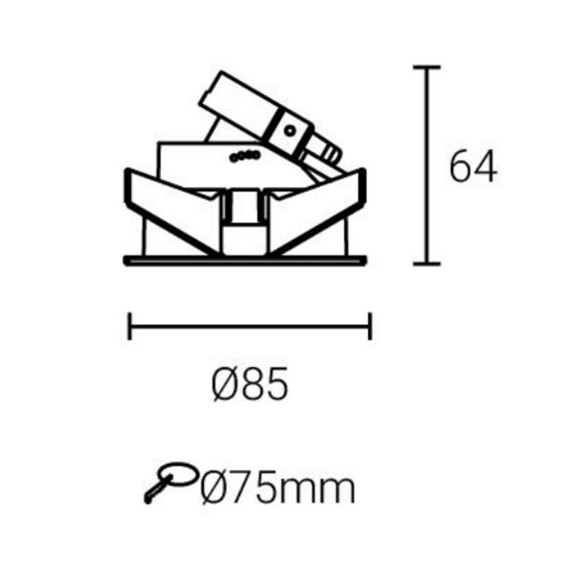 Led Down Light #XQ- 100301E