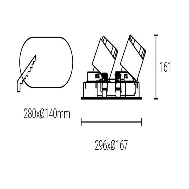 Led Down Light #XQ-100305E