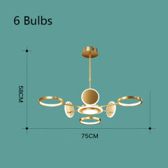 6 Bulbs（gold)