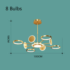 8 Bulbs（gold)