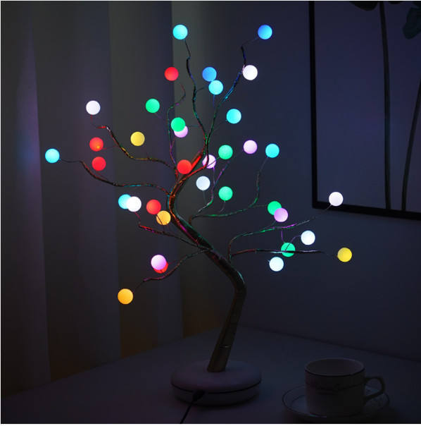 RGB remote control small tree light