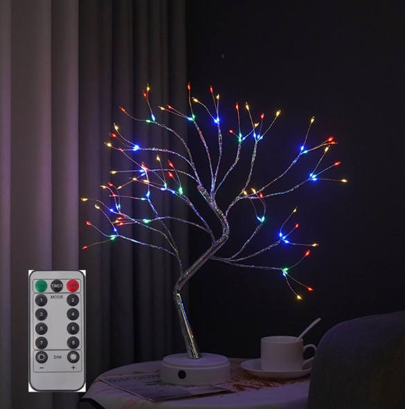 RGB remote control small tree light