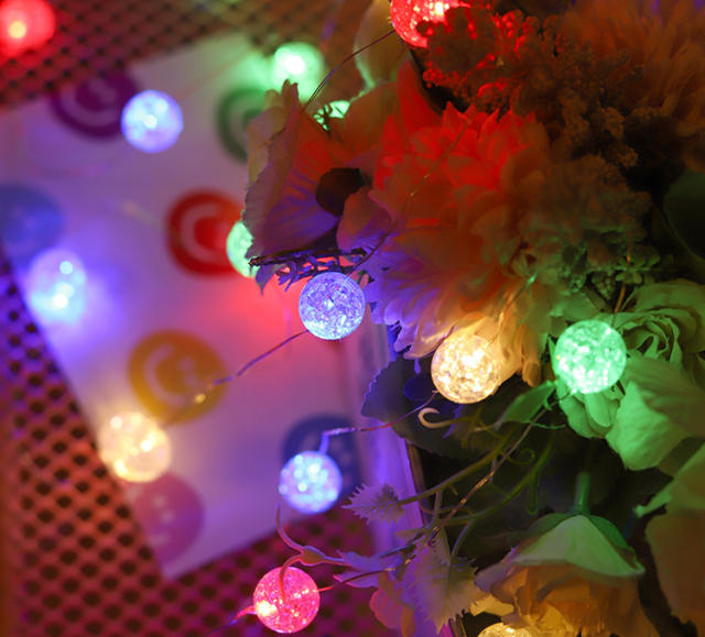 LED ball colored light string