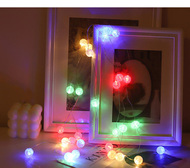 LED ball colored light string