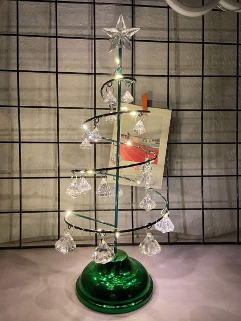 LED Christmas tree crystal lamp