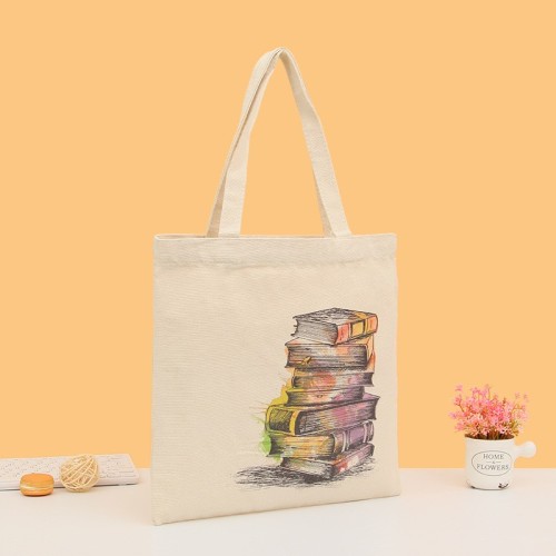 Canvas Tote Bag Official licensed tote bag printed tote bag positive saying tote bag initial canvas tote bag cotton canvas tote bag