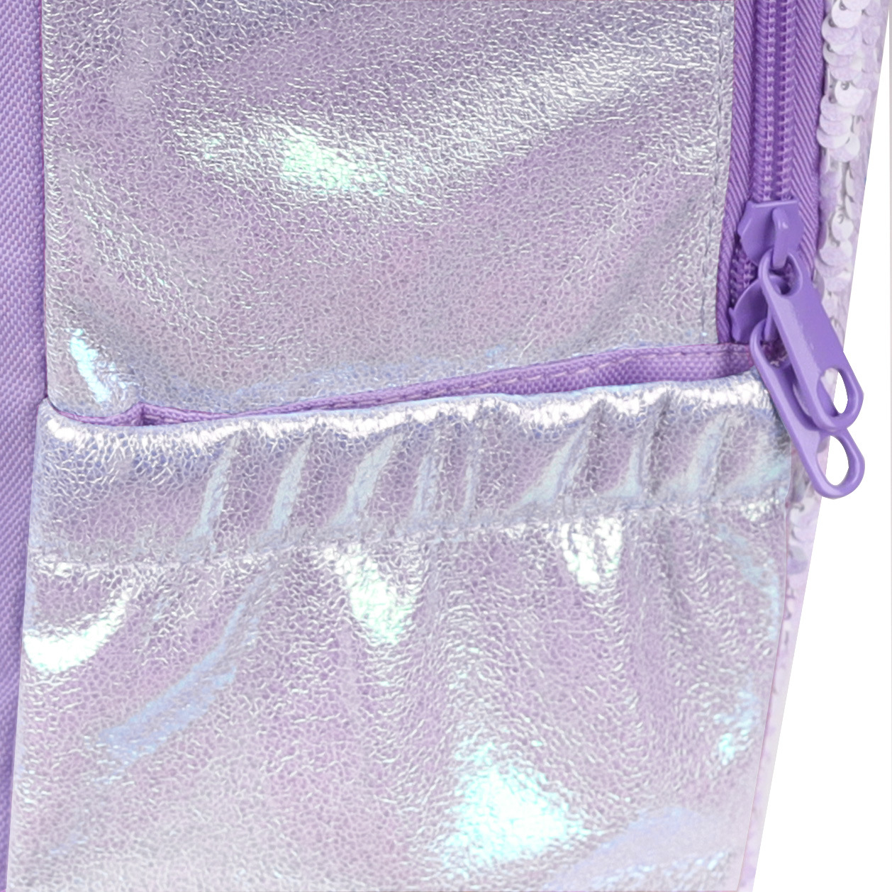 Light Purple Mermaid School Backpack for kids and Teenagers