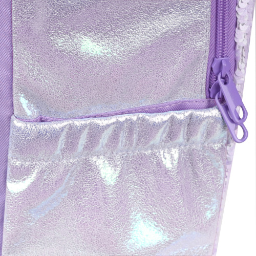 Light Purple Mermaid School Backpack for kids and Teenagers