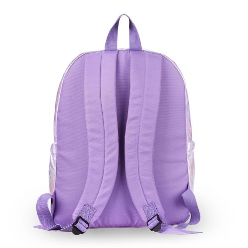 Light Purple Mermaid School Backpack for kids and Teenagers