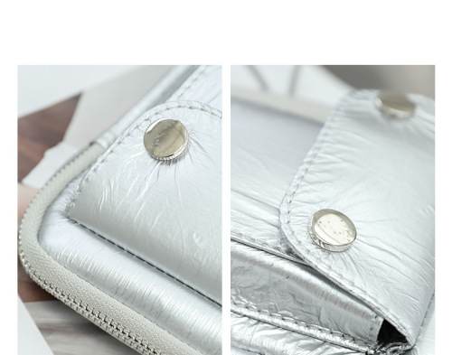 Fashion Daily Silver Shoulder Bag