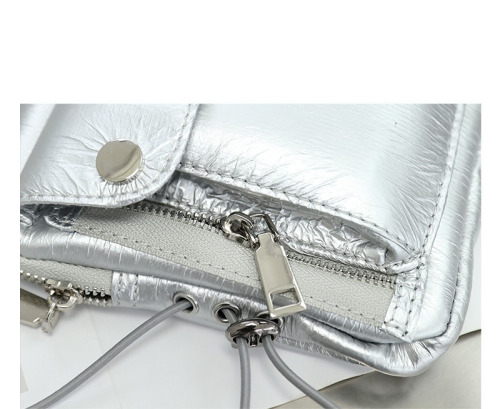 Fashion Daily Silver Shoulder Bag