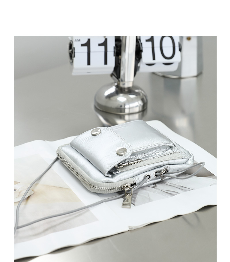 Fashion Daily Silver Shoulder Bag