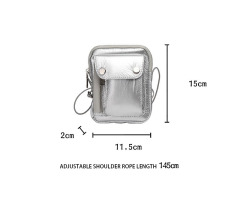 Fashion Daily Silver Shoulder Bag