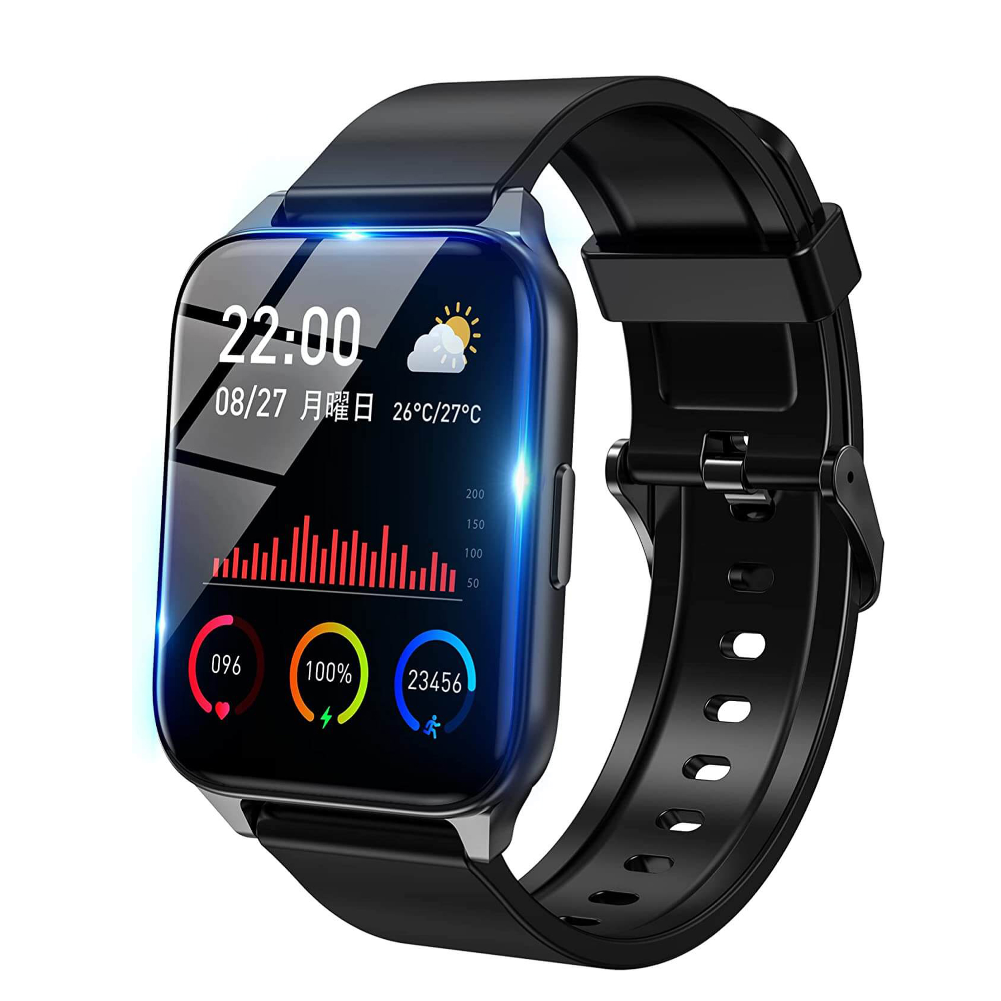 TranyaGo Smartwatch 最高の防水 Android IOS Bluetooth スポーツ ...