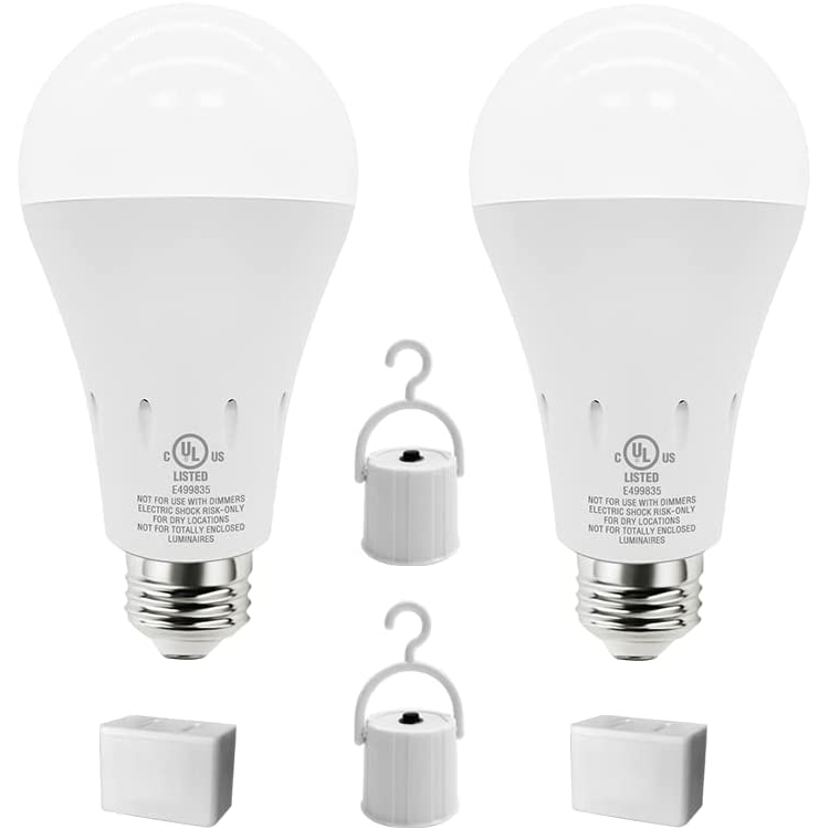 Rechargeable Emergency Light Bulb JackonLux UL Listed Battery Operated – US  Survival Kits