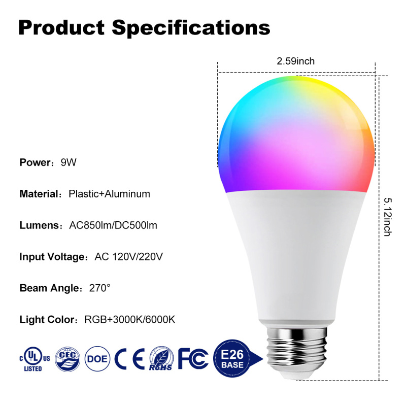 WIFI Smart Bulb Light