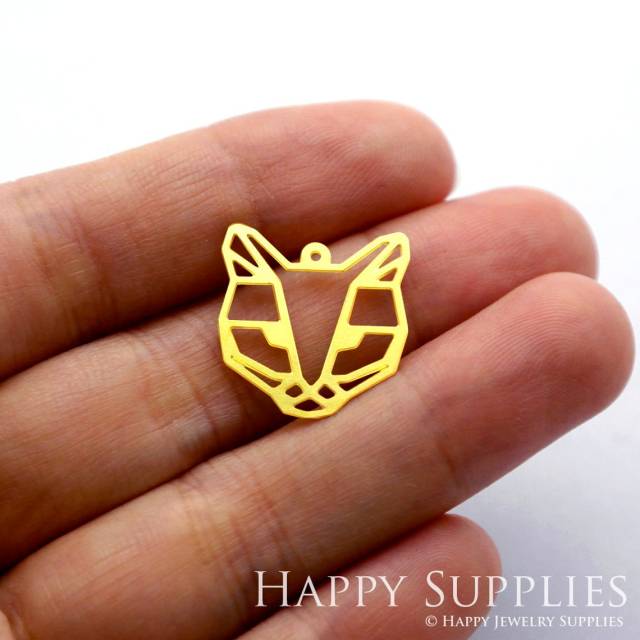 Brass Jewelry Charms, Leopard Raw Brass Earring Charms, Brass Jewelry Pendants, Raw Brass Jewelry Findings, Brass Pendants Jewelry Wholesale (RD216)