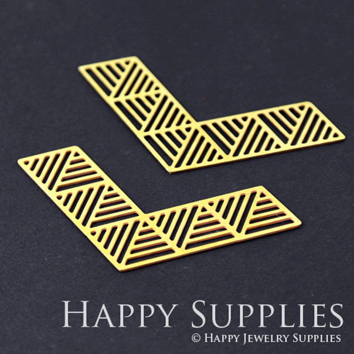 Brass Jewelry Charms,V Shaped Geometry Raw Brass Earring Charms, Brass Jewelry Pendants, Raw Brass Jewelry Findings, Brass Pendants Jewelry Wholesale (RD237)