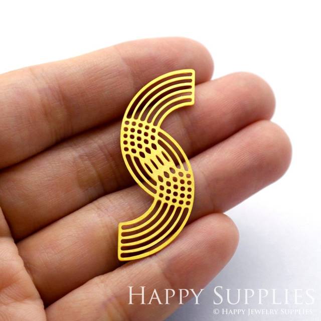 Brass Jewelry Charms, Geometric Raw Brass Earring Charms, Brass Jewelry Pendants, Raw Brass Jewelry Findings, Brass Pendants Jewelry Wholesale (RD266)