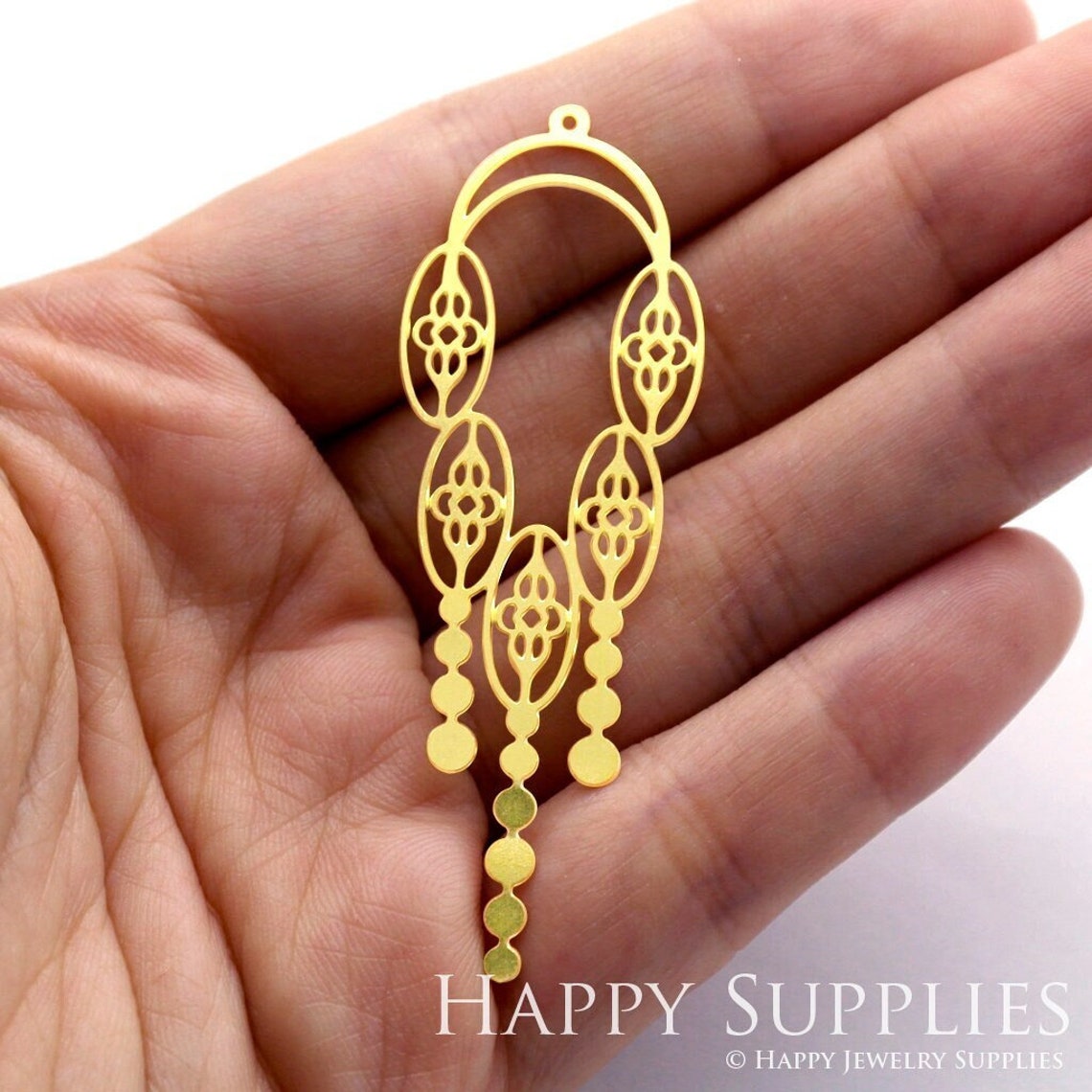 Brass Jewelry Charms, Tribal Geometric Raw Brass Earring Charms, Brass Jewelry Pendants, Raw Brass Jewelry Findings, Brass Pendants Jewelry Wholesale (RD395)