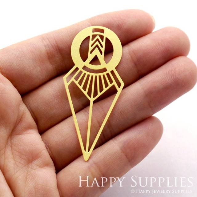Brass Jewelry Charms,Geometric Raw Brass Earring Charms, Brass Jewelry Pendants, Raw Brass Jewelry Findings, Brass Pendants Jewelry Wholesale (RD343)
