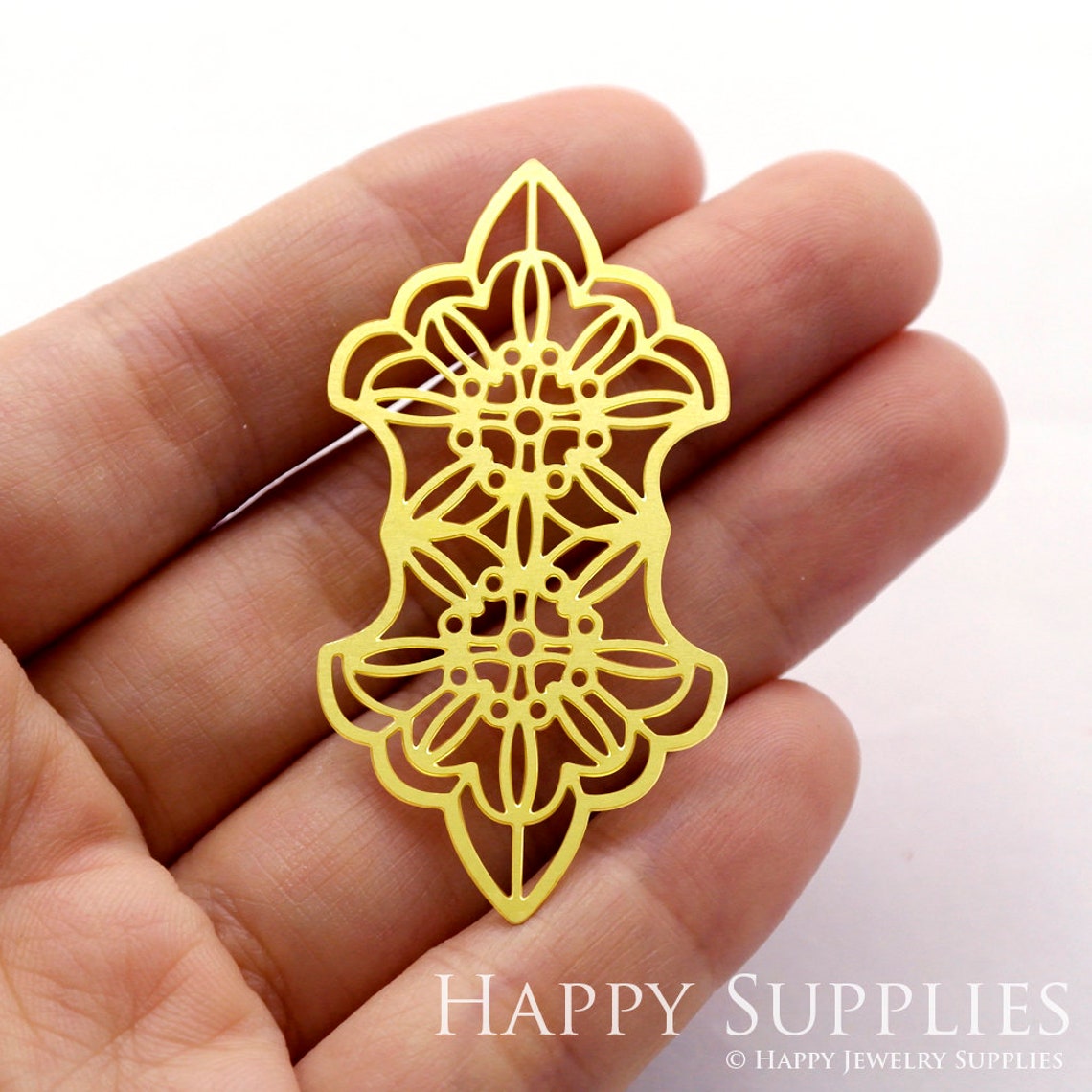 Brass Jewelry Charms, Tribal Raw Brass Earring Charms, Brass Jewelry Pendants, Raw Brass Jewelry Findings, Brass Pendants Jewelry Wholesale (RD348)