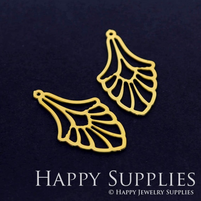 Brass Jewelry Charms, Leaf Raw Brass Earring Charms, Brass Jewelry Pendants, Raw Brass Jewelry Findings, Brass Pendants Jewelry Wholesale (RD389)