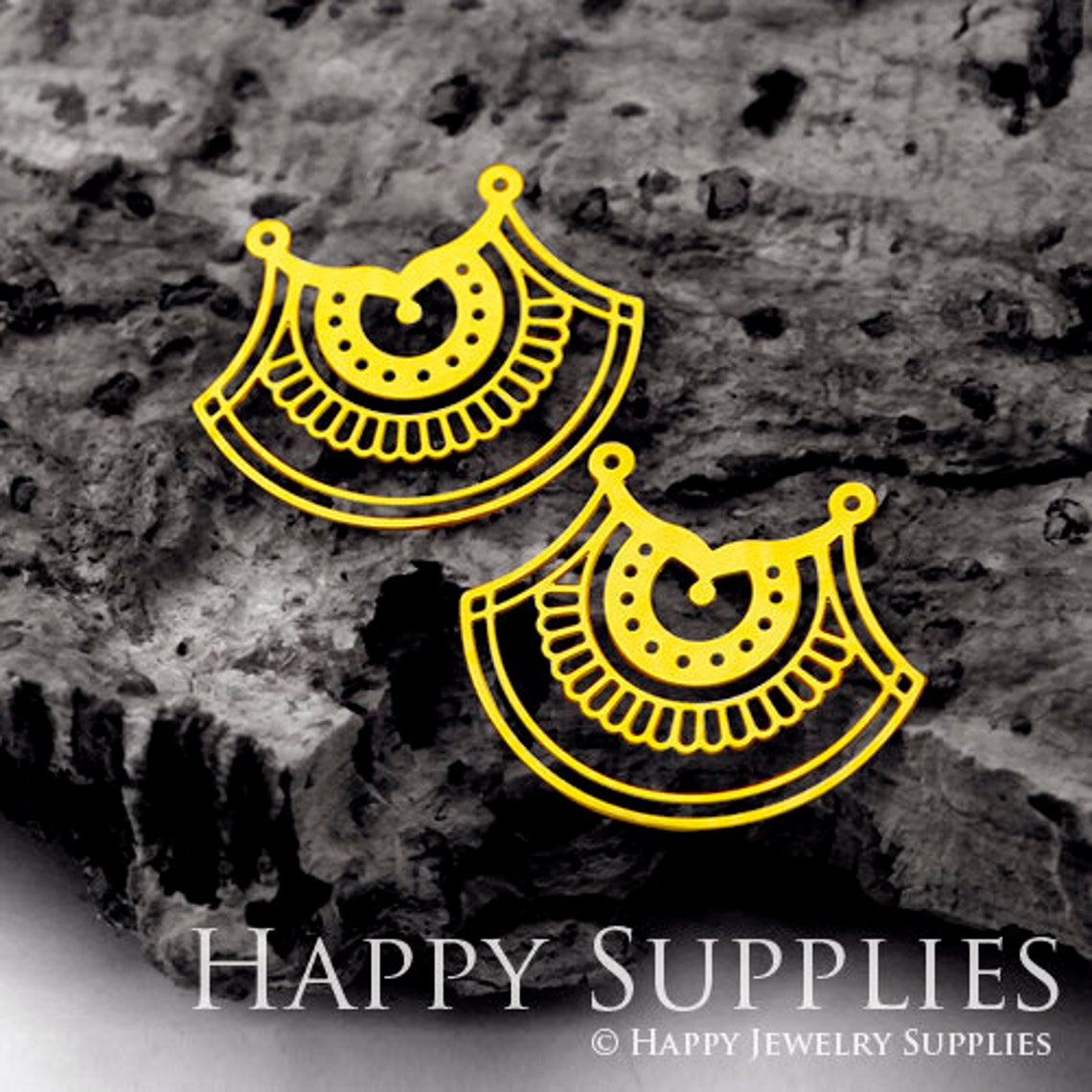 Brass Jewelry Charms, Tribal Raw Brass Earring Charms, Brass Jewelry Pendants, Raw Brass Jewelry Findings, Brass Pendants Jewelry Wholesale (RD446)