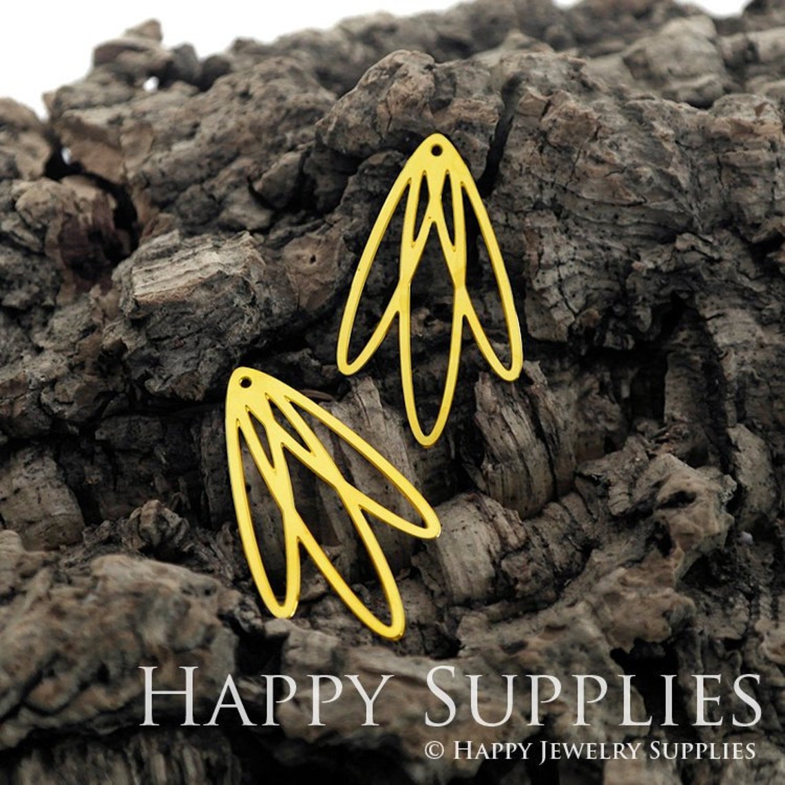 Brass Jewelry Charms, Flower Leaf Raw Brass Earring Charms, Brass Jewelry Pendants, Raw Brass Jewelry Findings, Brass Pendants Jewelry Wholesale (RD466)