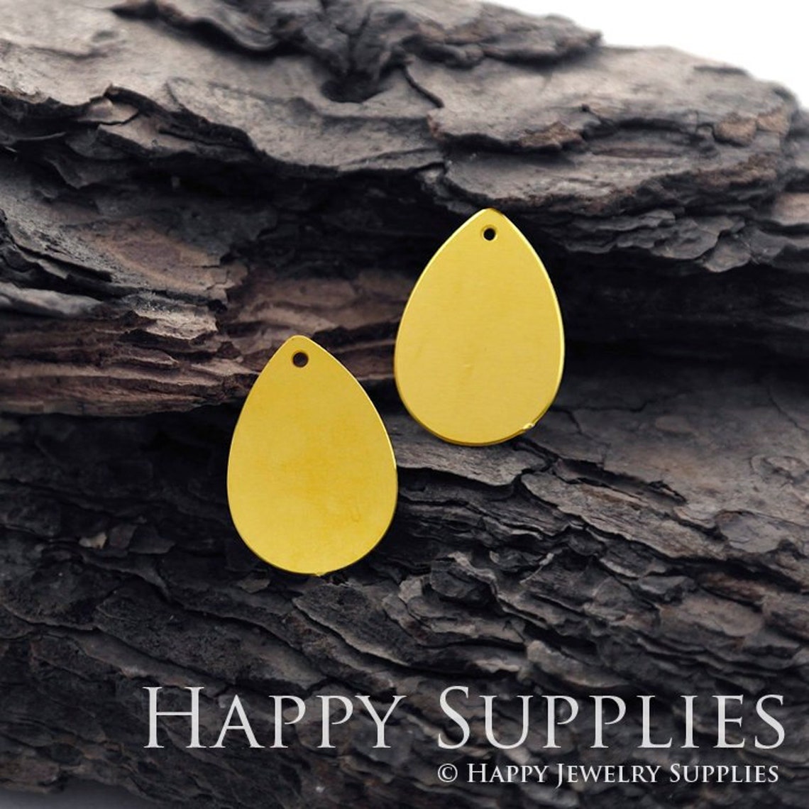 10pcs Brass Jewelry Charms,Teardrop Raw Brass Earring Charms, Brass Jewelry Pendants, Raw Brass Jewelry Findings, Brass Pendants Jewelry Wholesale (RD497)
