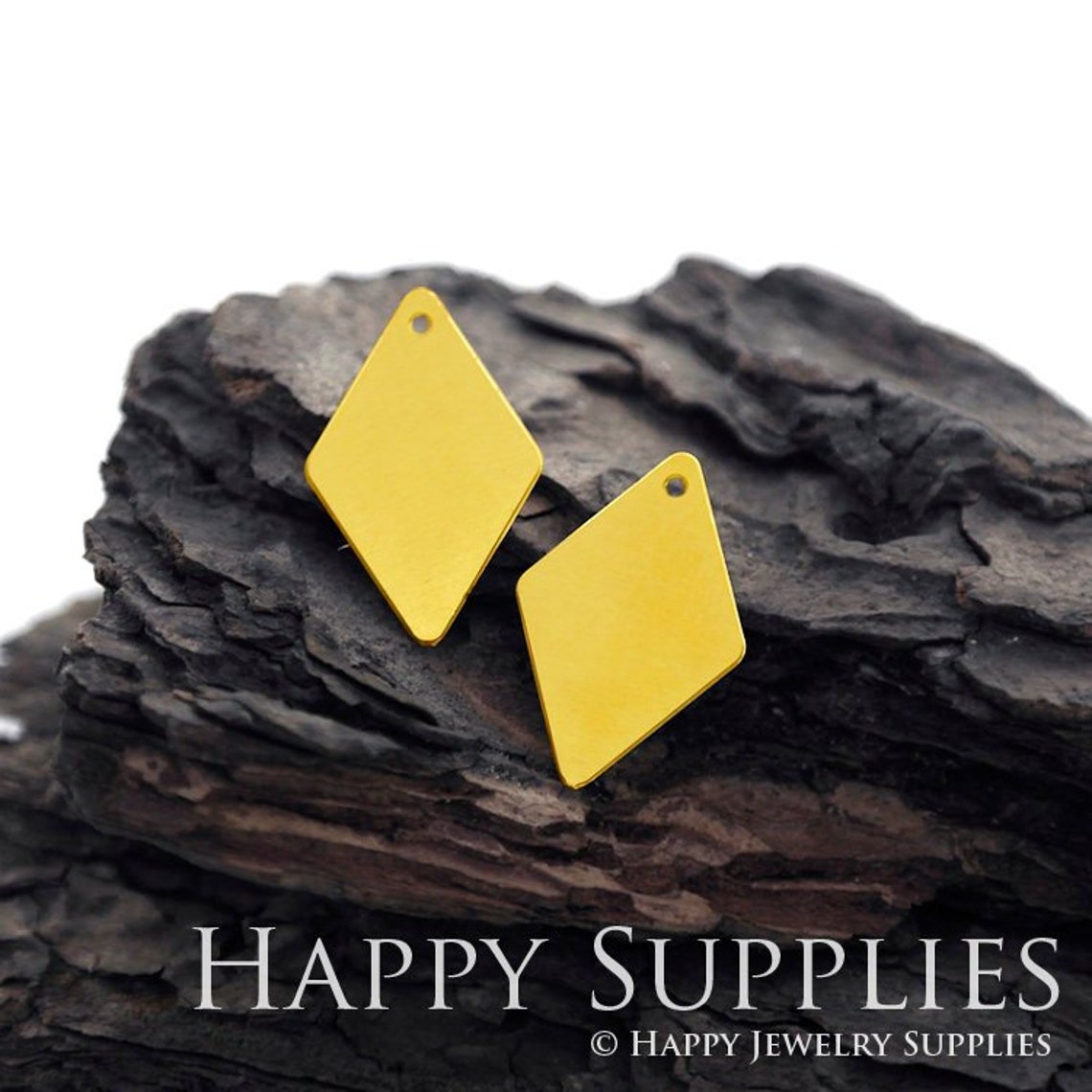 10pcs Brass Jewelry Charms, Diamond Geometric Raw Brass Earring Charms, Brass Jewelry Pendants, Raw Brass Jewelry Findings, Brass Pendants Jewelry Wholesale (RD501)