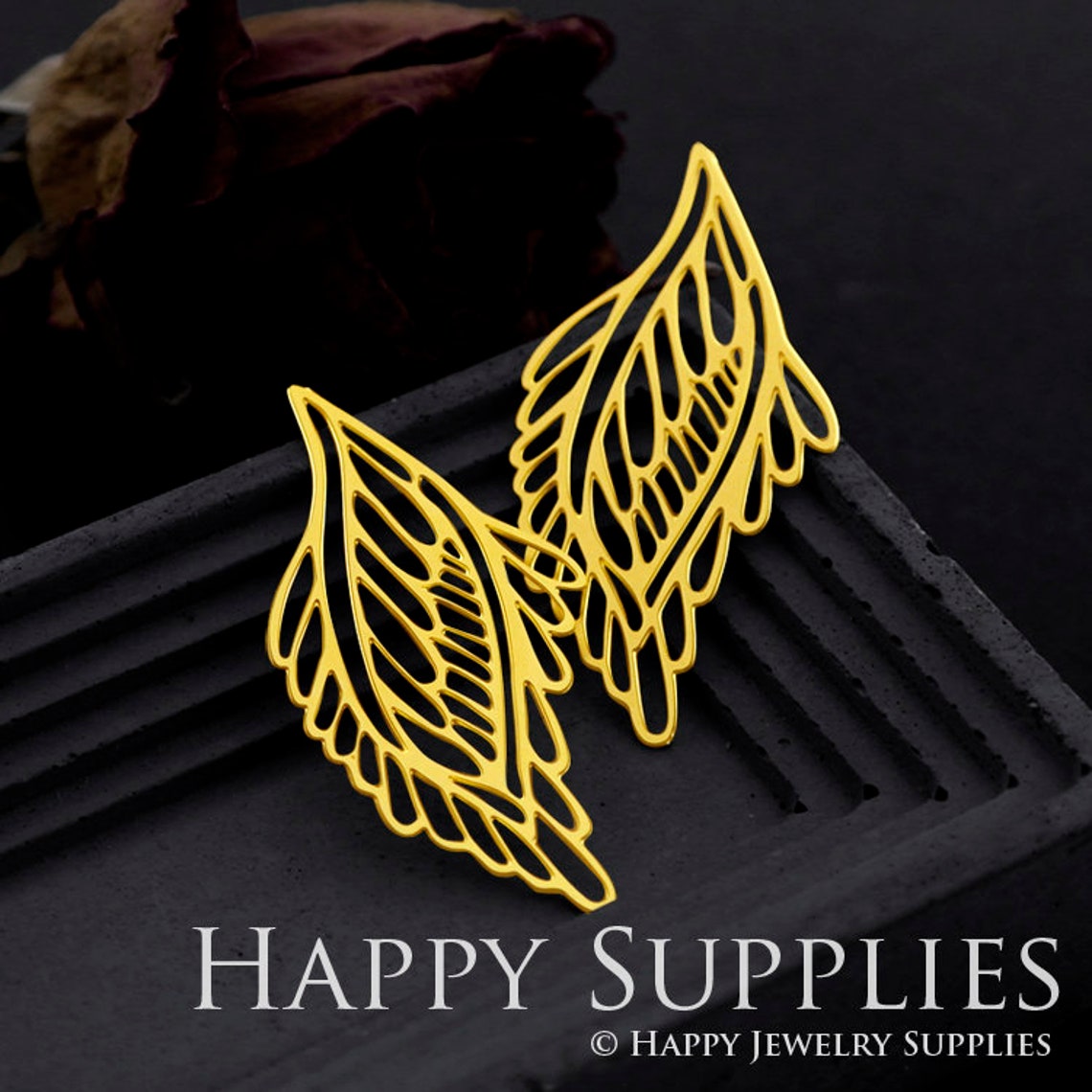 Brass Jewelry Charms,Leaf Raw Brass Earring Charms, Brass Jewelry Pendants, Raw Brass Jewelry Findings, Brass Pendants Jewelry Wholesale (RD572)