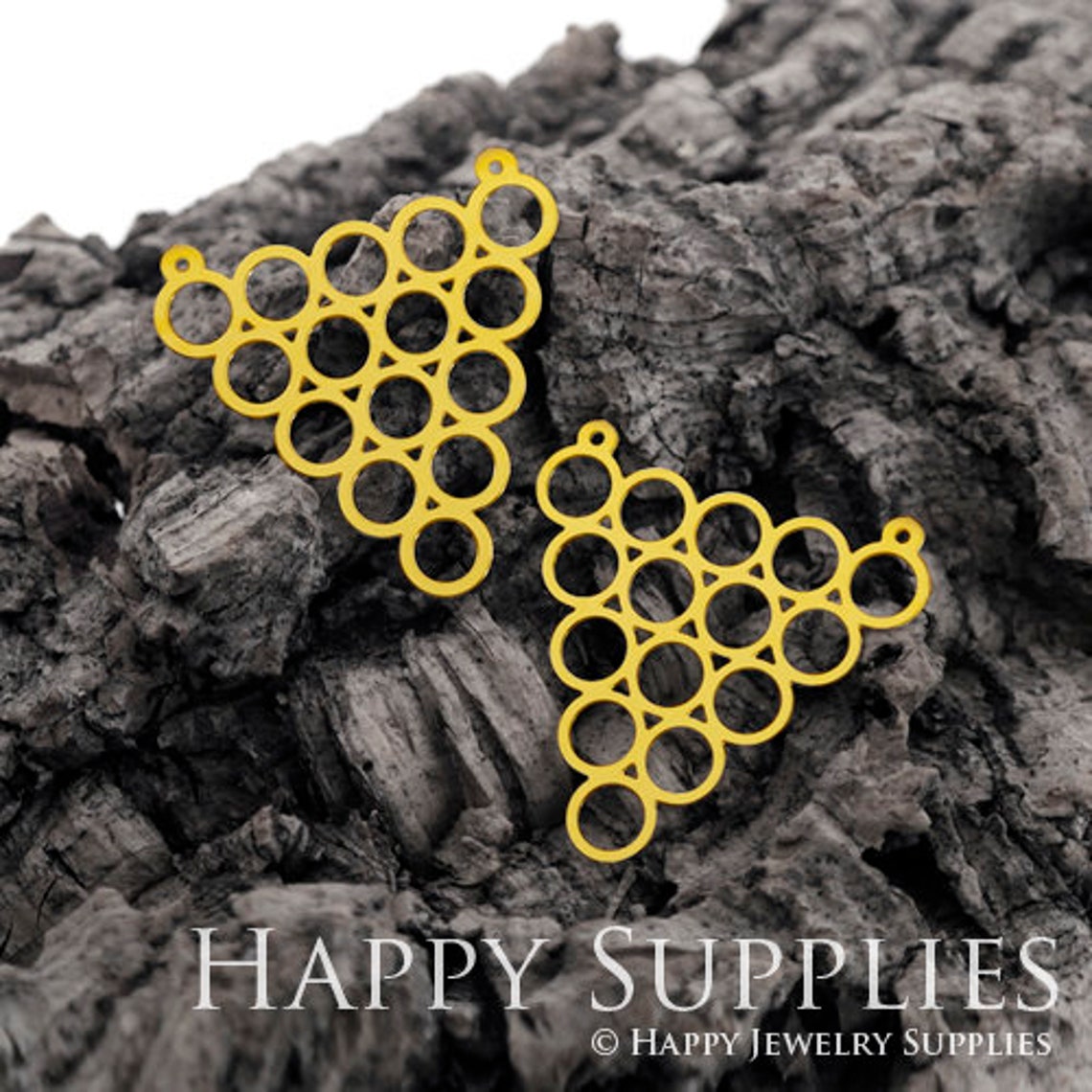 Brass Jewelry Charms, Triangle Raw Brass Earring Charms, Brass Jewelry Pendants, Raw Brass Jewelry Findings, Brass Pendants Jewelry Wholesale (RD437)