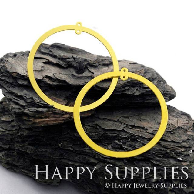Brass Jewelry Charms, Geometric Round Raw Brass Earring Charms, Brass Jewelry Pendants, Raw Brass Jewelry Findings, Brass Pendants Jewelry Wholesale (RD532)