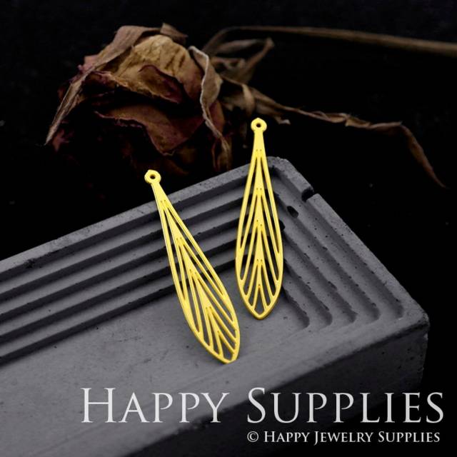 Brass Jewelry Charms, Leaves Raw Brass Earring Charms, Brass Jewelry Pendants, Raw Brass Jewelry Findings, Brass Pendants Jewelry Wholesale (RD536)