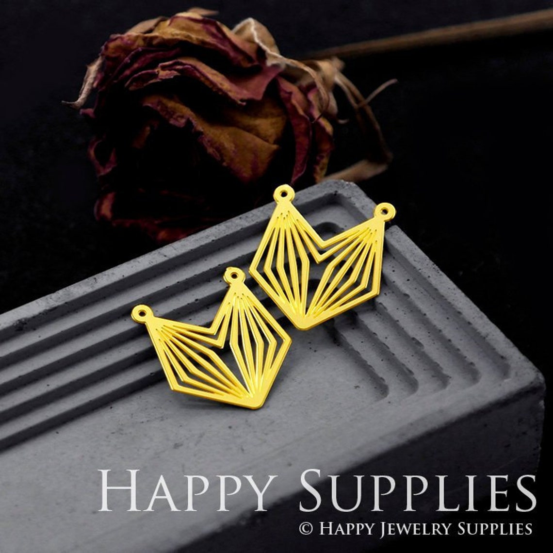 10pcs Brass Jewelry Charms, Geometric Raw Brass Earring Charms, Brass Jewelry Pendants, Raw Brass Jewelry Findings, Brass Pendants Jewelry Wholesale (RD545)