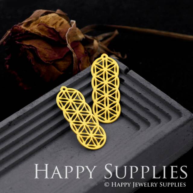 Brass Jewelry Charms, Geometric Raw Brass Earring Charms, Brass Jewelry Pendants, Raw Brass Jewelry Findings, Brass Pendants Jewelry Wholesale (RD558)