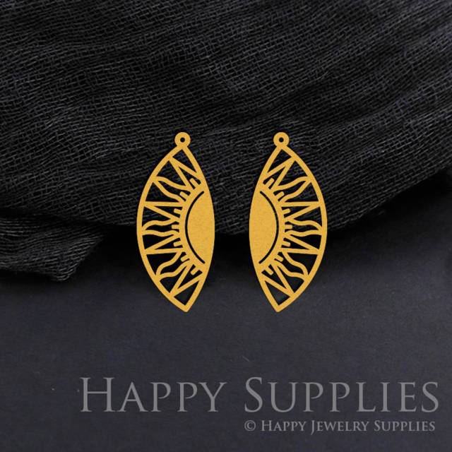 Brass Jewelry Charms, Drop Raw Brass Earring Charms, Brass Jewelry Pendants, Raw Brass Jewelry Findings, Brass Pendants Jewelry Wholesale (RD747)
