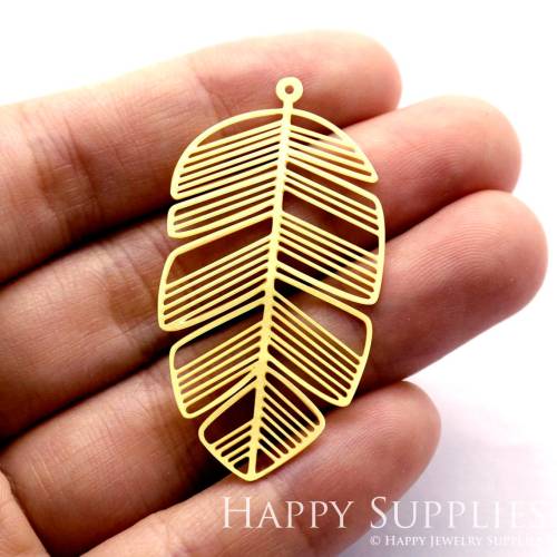 Brass Jewelry Charms, Monstera Leaf Raw Brass Earring Charms, Brass Jewelry Pendants, Raw Brass Jewelry Findings, Brass Pendants Jewelry Wholesale (RD706)