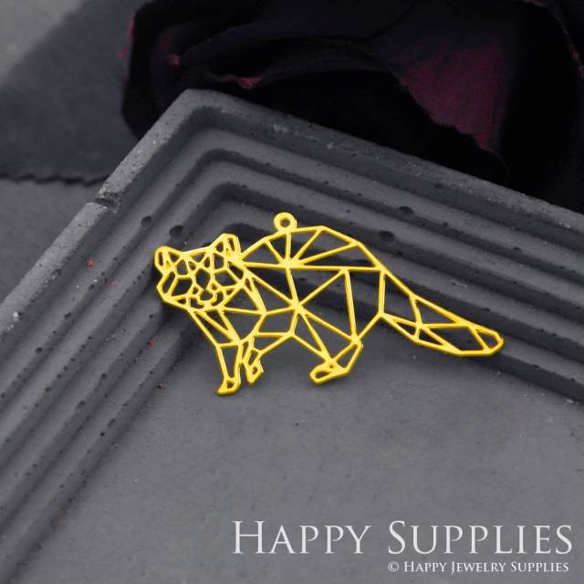 Brass Jewelry Charms, Leopard Cat Raw Brass Earring Charms, Brass Jewelry Pendants, Raw Brass Jewelry Findings, Brass Pendants Jewelry Wholesale (RD675)