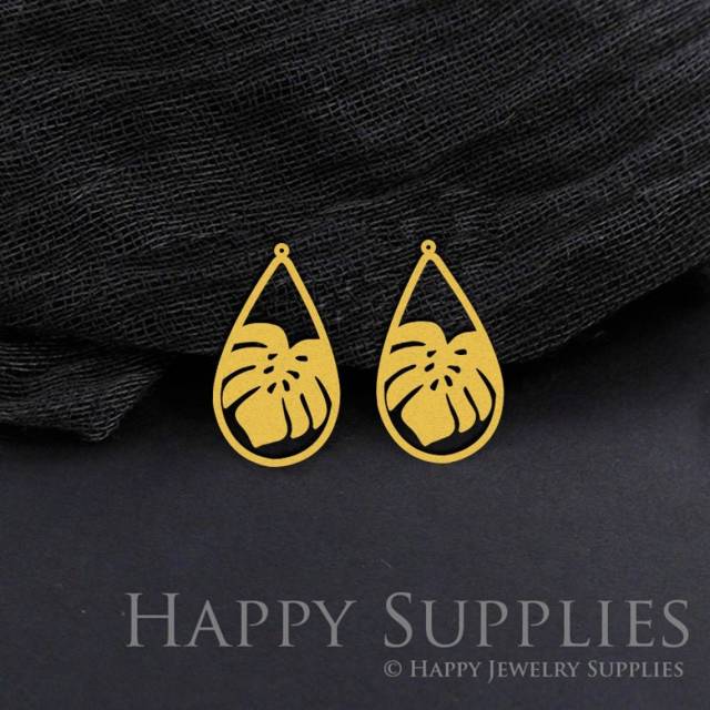 Brass Jewelry Charms, Drop Raw Brass Earring Charms, Brass Jewelry Pendants, Raw Brass Jewelry Findings, Brass Pendants Jewelry Wholesale (RD737)