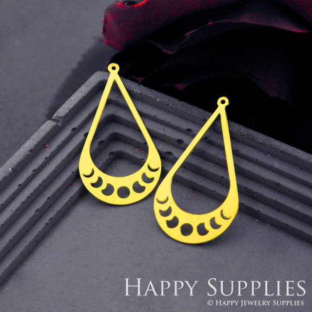 Brass Jewelry Charms,Teardrop Raw Brass Earring Charms, Brass Jewelry Pendants, Raw Brass Jewelry Findings, Brass Pendants Jewelry Wholesale (RD701)