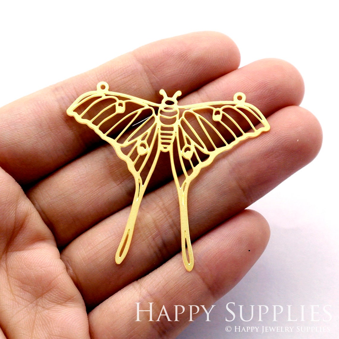 Brass Jewelry Charms, Butterfly Raw Brass Earring Charms, Brass Jewelry Pendants, Raw Brass Jewelry Findings, Brass Pendants Jewelry Wholesale (RD653)