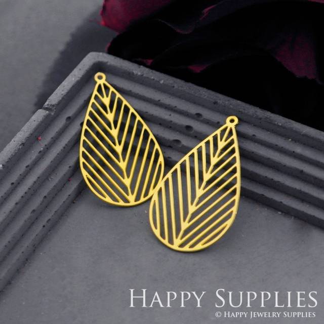 Brass Jewelry Charms, Drop Raw Brass Earring Charms, Brass Jewelry Pendants, Raw Brass Jewelry Findings, Brass Pendants Jewelry Wholesale (RD707)