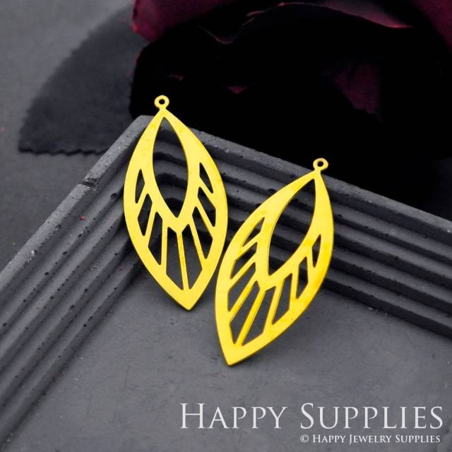 Brass Jewelry Charms, Drop Raw Brass Earring Charms, Brass Jewelry Pendants, Raw Brass Jewelry Findings, Brass Pendants Jewelry Wholesale (RD770)