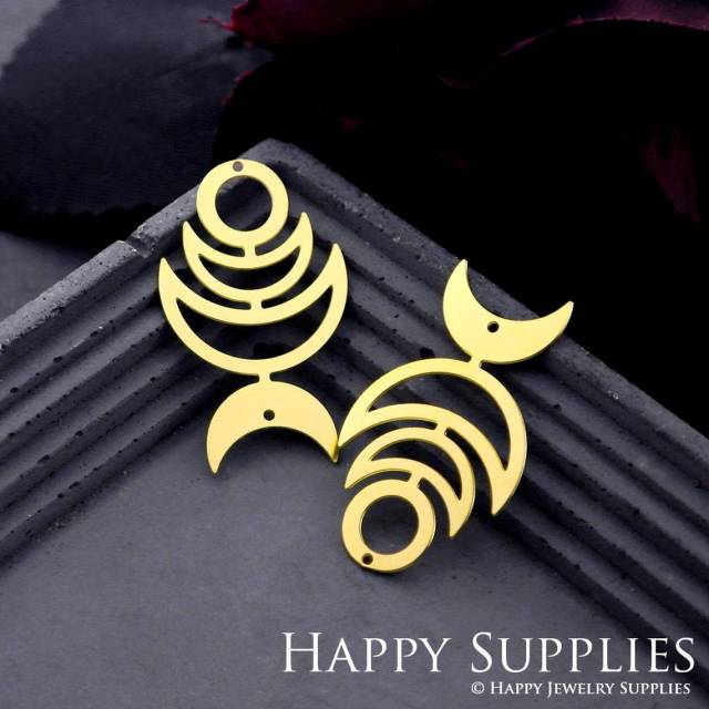 Brass Jewelry Charms, Geometry Raw Brass Earring Charms, Brass Jewelry Pendants, Raw Brass Jewelry Findings, Brass Pendants Jewelry Wholesale (RD885)