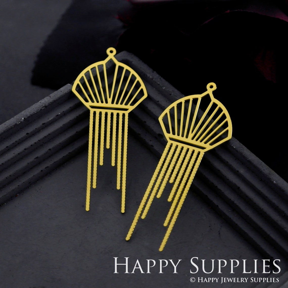 Brass Jewelry Charms, Geometric Raw Brass Earring Charms, Brass Jewelry Pendants, Raw Brass Jewelry Findings, Brass Pendants Jewelry Wholesale (RD860)