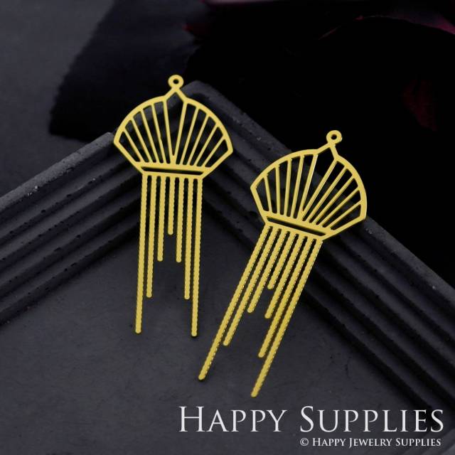 Brass Jewelry Charms, Geometric Raw Brass Earring Charms, Brass Jewelry Pendants, Raw Brass Jewelry Findings, Brass Pendants Jewelry Wholesale (RD860)