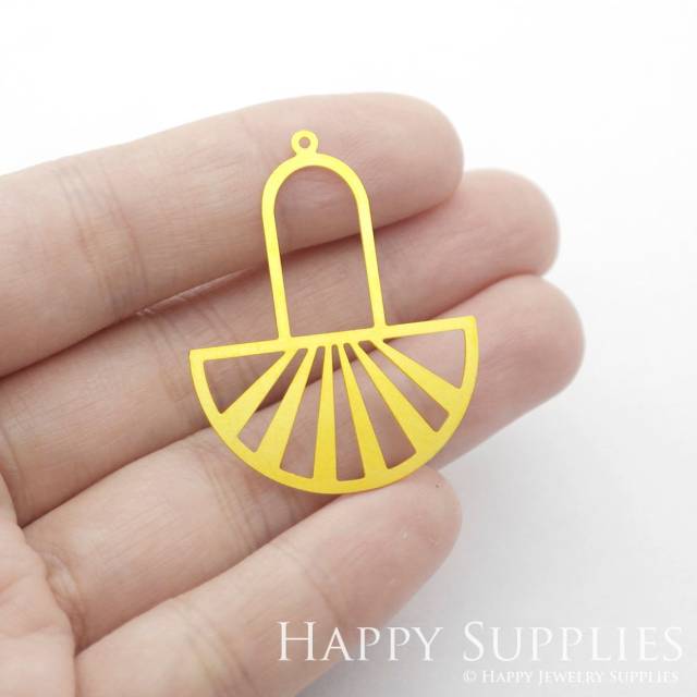 Brass Jewelry Charms, Door Raw Brass Earring Charms, Brass Jewelry Pendants, Raw Brass Jewelry Findings, Brass Pendants Jewelry Wholesale (RD828)